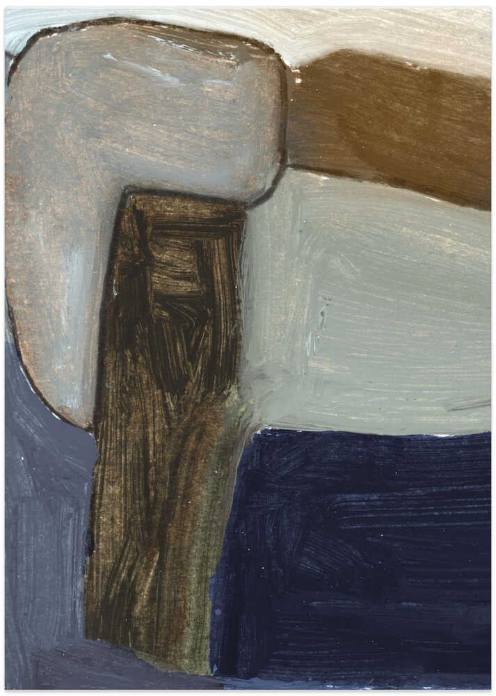 "Pieces" by Dan Hobday — Abstract Wall Art