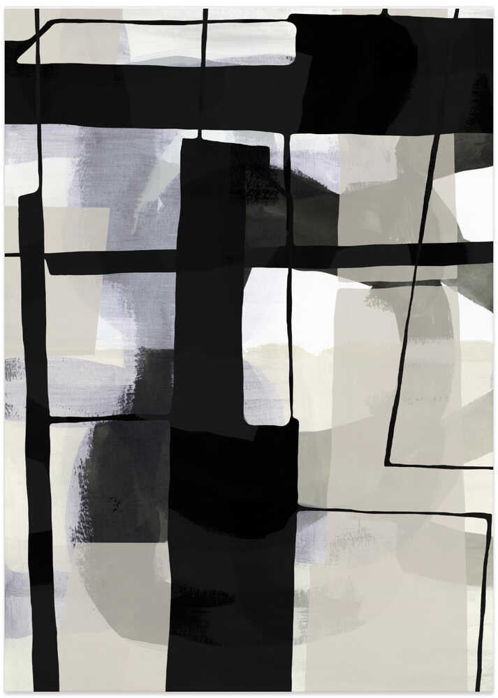Monochrome Abstract Forms