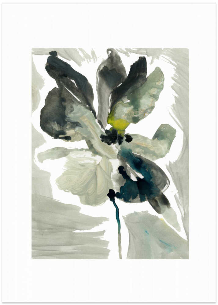 Serene Watercolor Flower