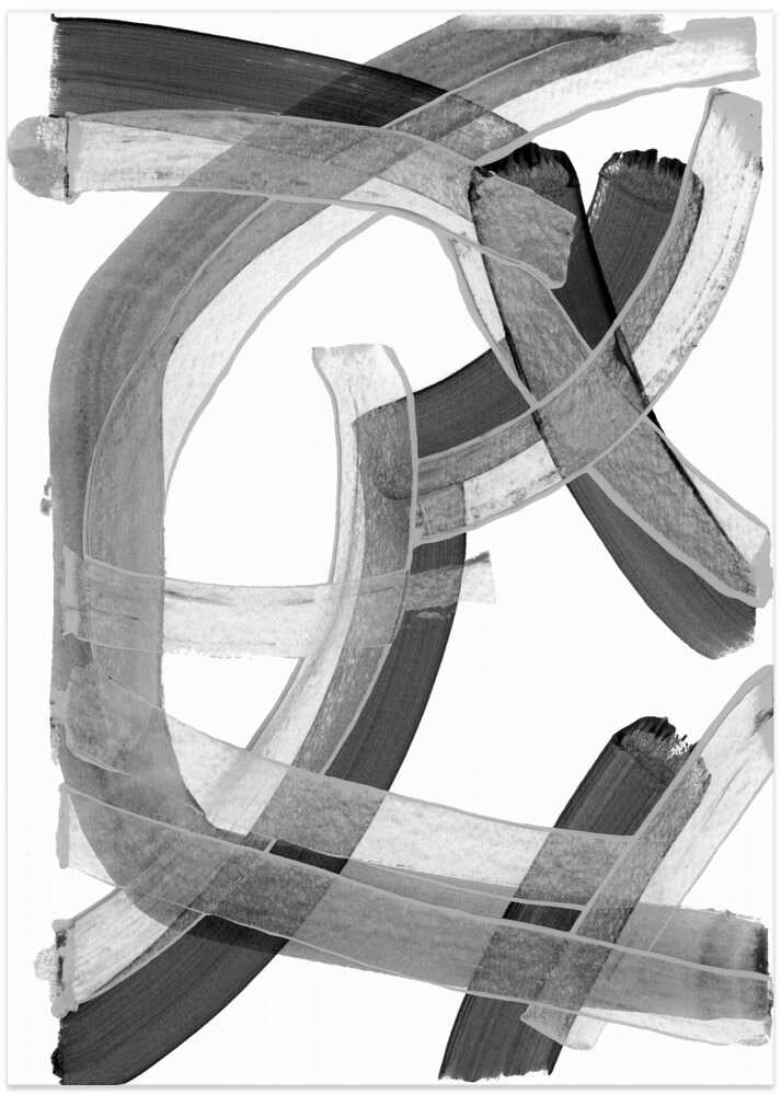 Abstract Flowing Strokes
