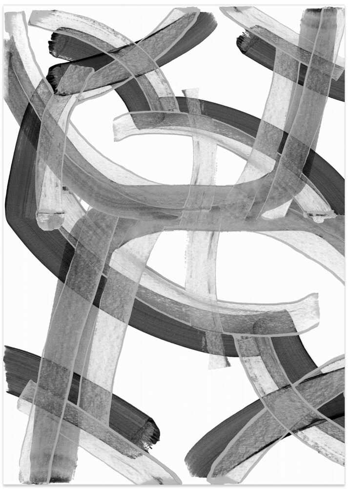 Abstract Flowing Strokes