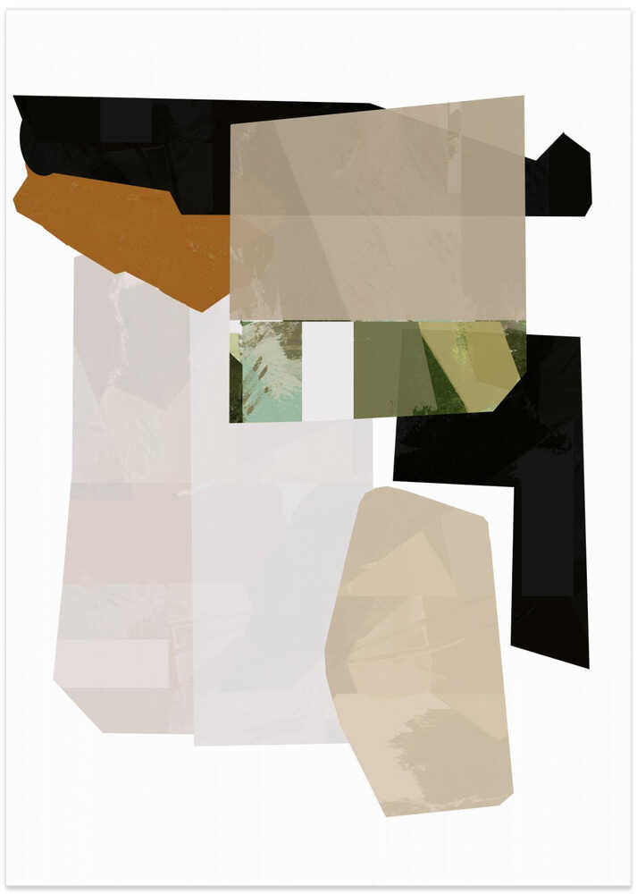 Earthy Geometric Collage