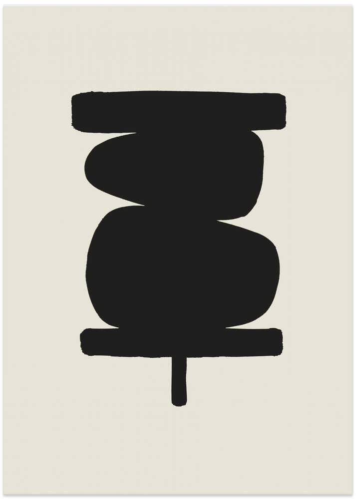 Black Balance Abstract