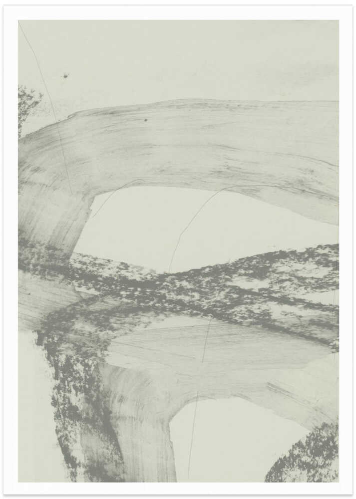 Flowing Grey Abstract