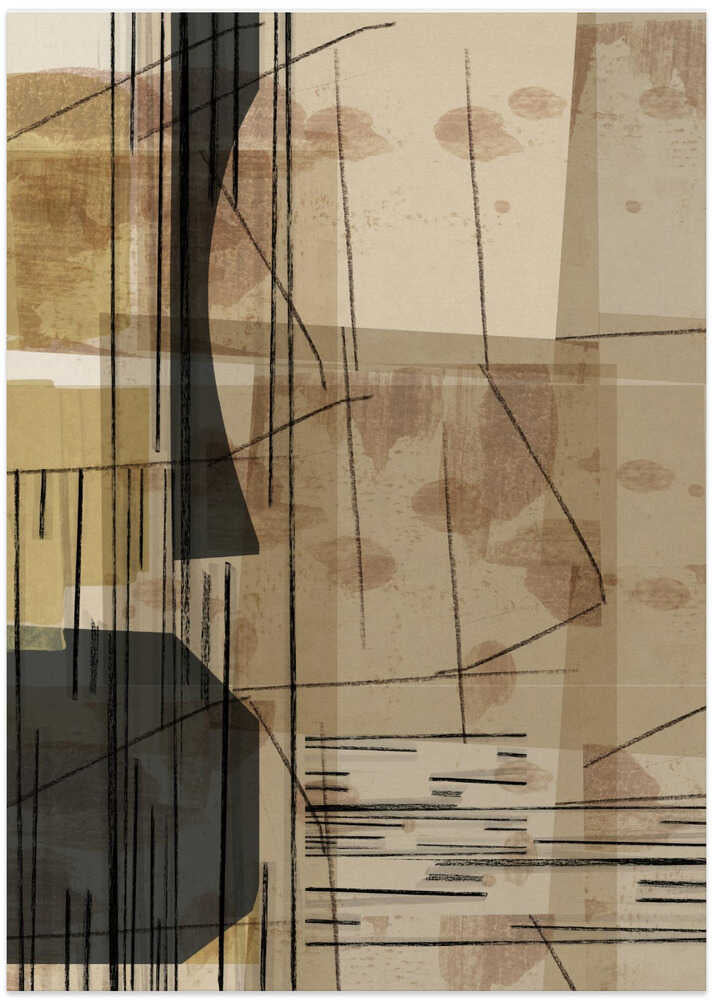 Layered Neutral Abstract