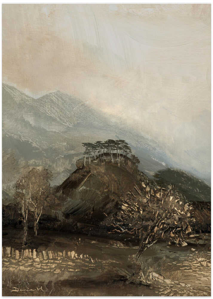"Tor Mist" by Dan Hobday — Landscape Wall Art