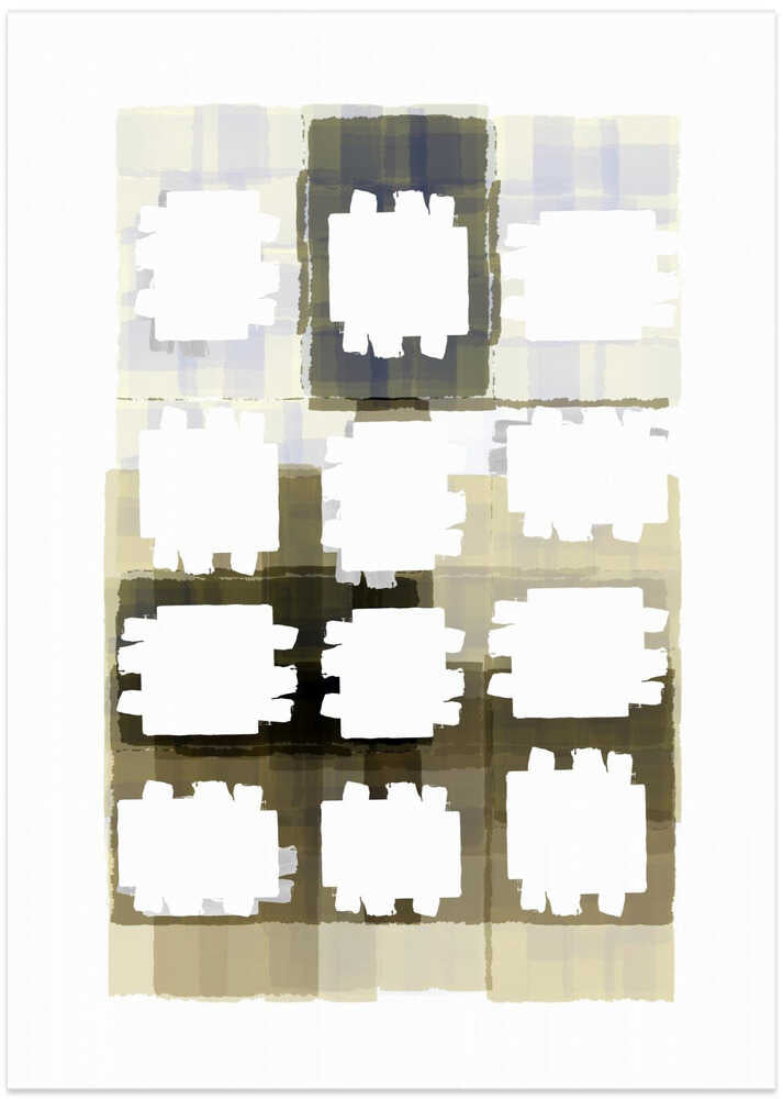 Muted Grid Abstract