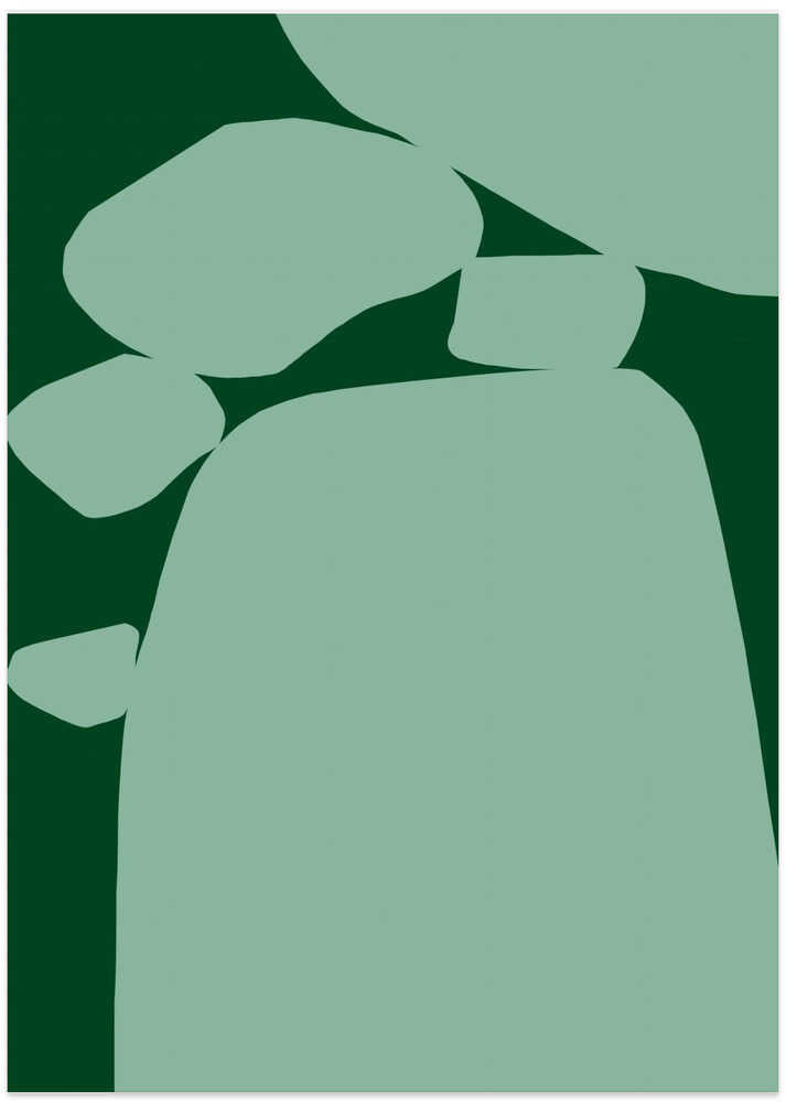 Fluid Green Abstract