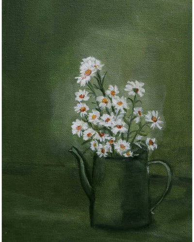 "Rustic Daisy Bouquet" by Arohika Verma — Still Life Wall Art