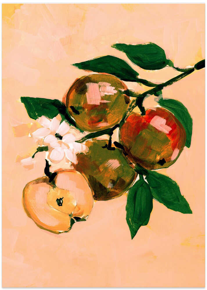 Apple Branch Blossoms