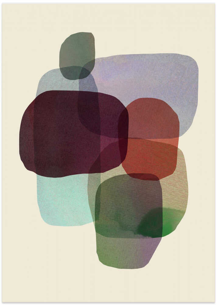 Overlapping Abstract Shapes