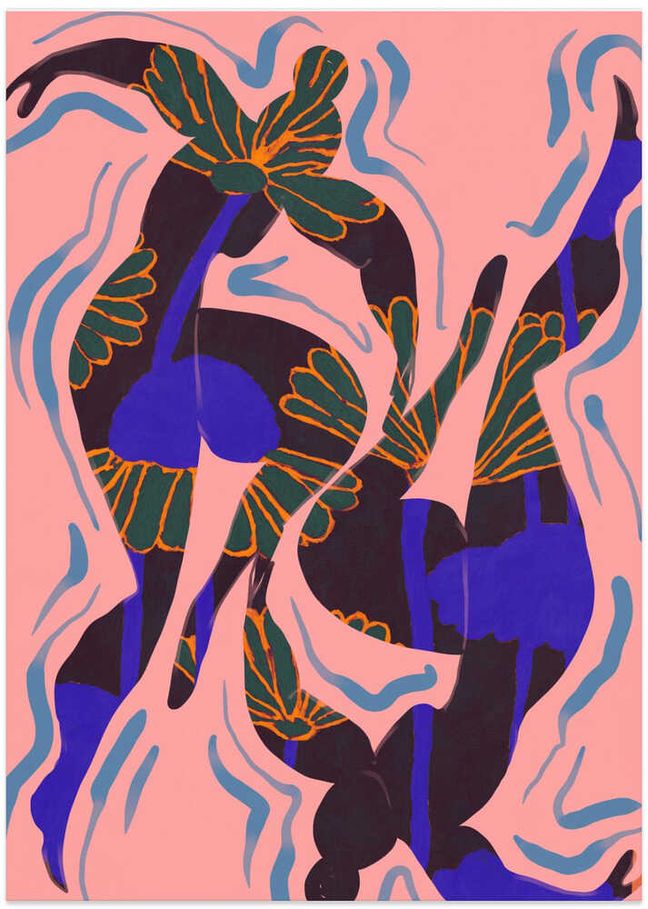 Vibrant Fluid Dance