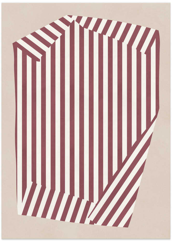 Folded Stripe Abstract