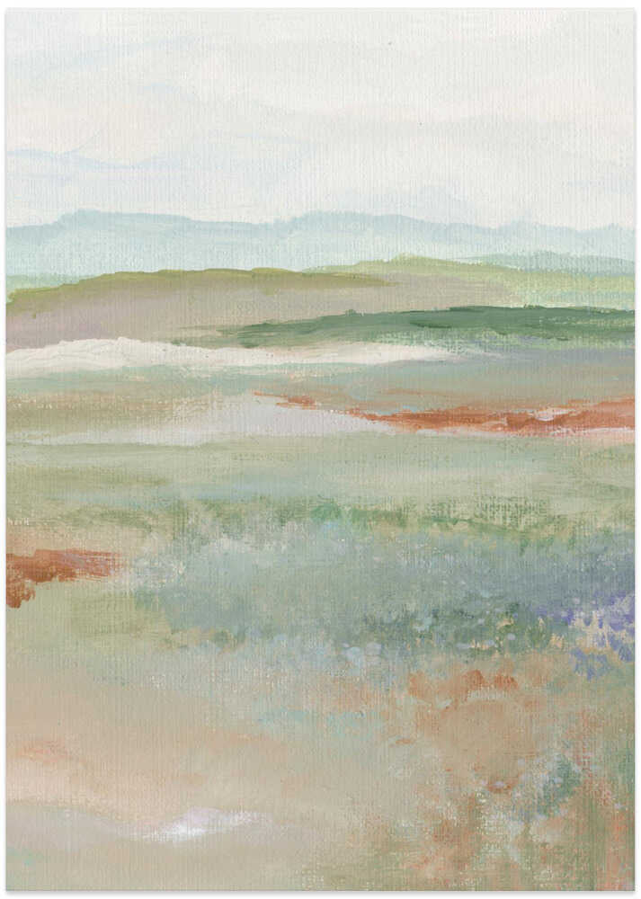 "Serene Rolling Hills No. 2" by Nikita Jariwala — Landscape Wall Art
