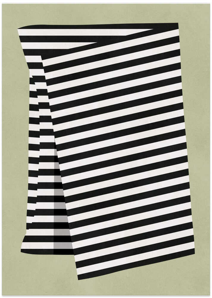 Folded Striped Pattern