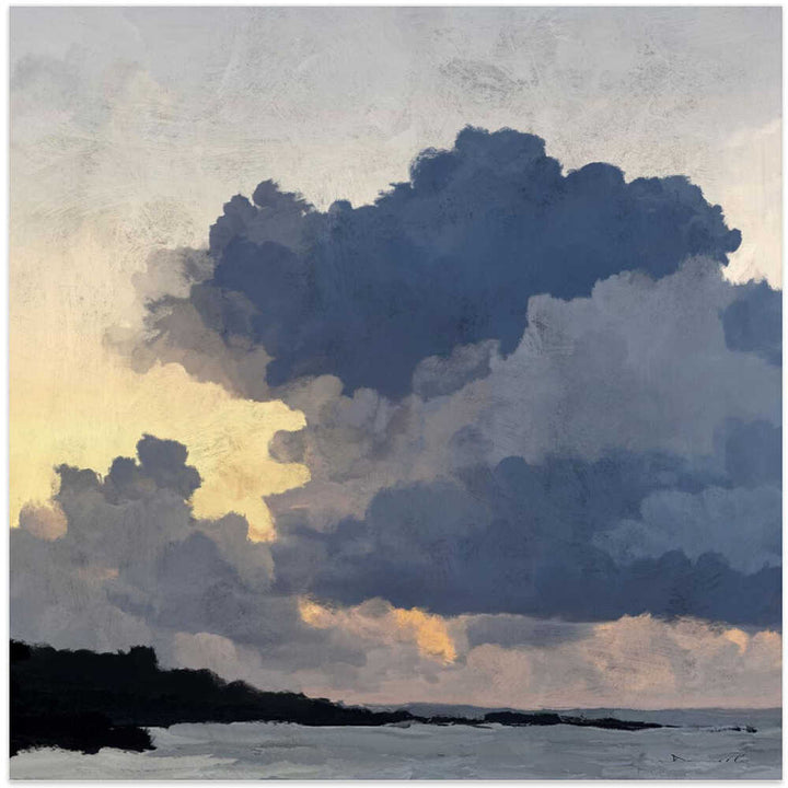 "Porthmeor Sunset" by Dan Hobday — Landscape Wall Art
