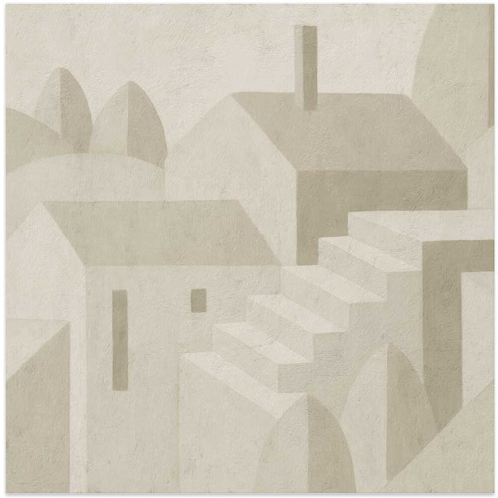 "Subtle Town" by Dan Hobday — Architecture Wall Art