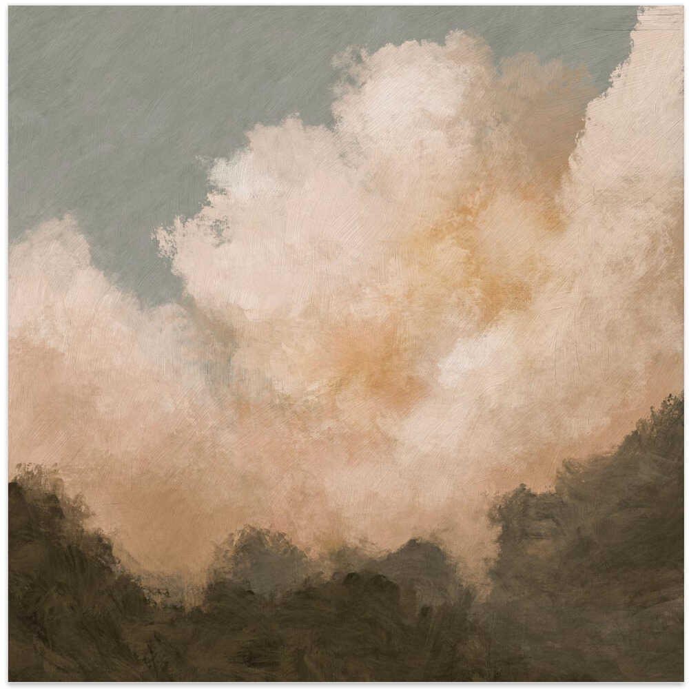 "Serene Mountain Clouds" by Dan Hobday — Landscape Wall Art