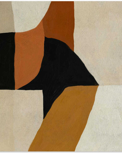 "Warm Abstract Forms" by Dan Hobday — Abstract Wall Art