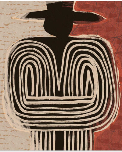 Tribal Figure With Hat