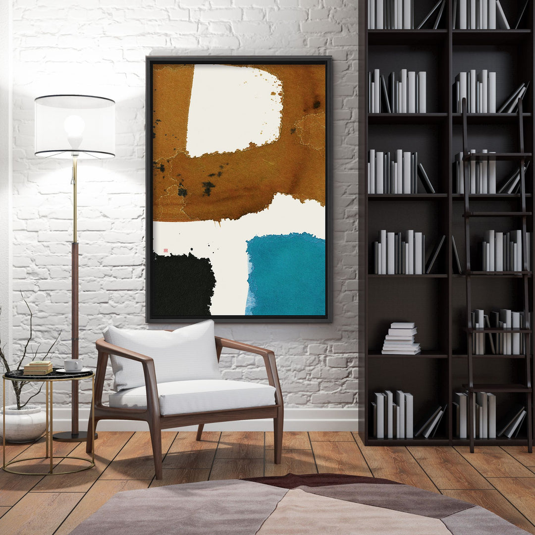 "Off Track" Framed Canvas  Wall Art