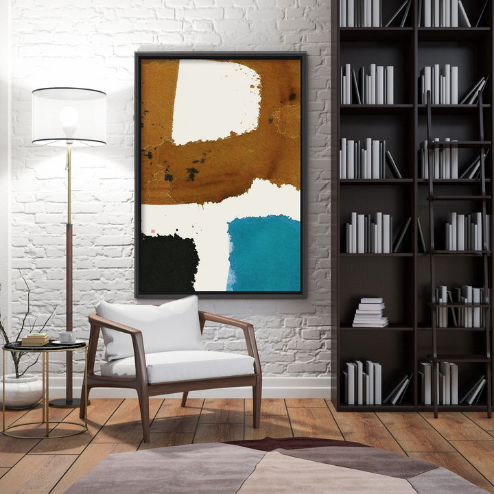 "Off Track" Framed Canvas  Wall Art