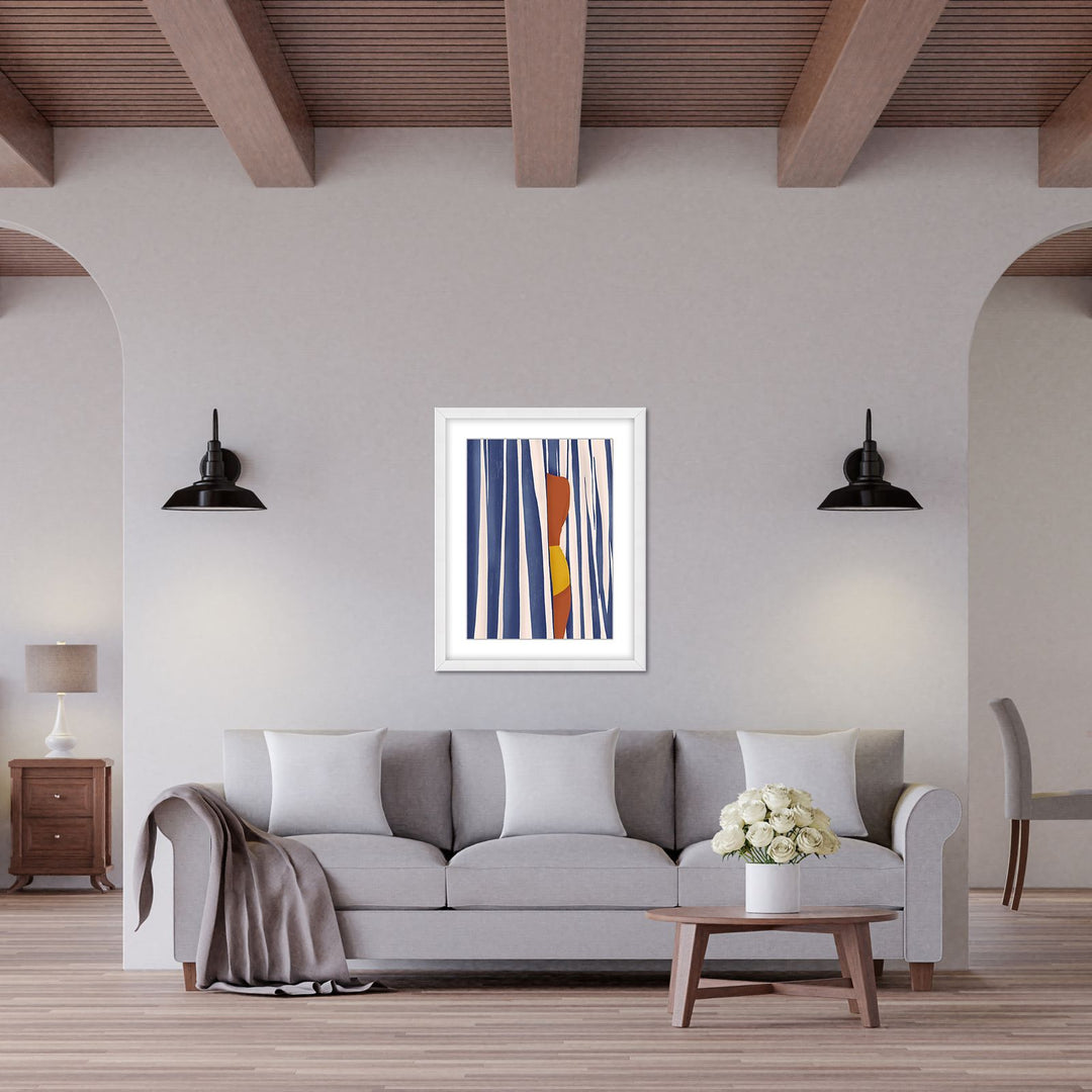 "Summer Tan" Framed Matted Print Wall Art
