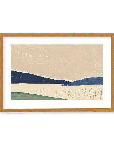 "Sakura Dreams: Japanese-style Grand Landscape" Framed Matted Print Wall Art