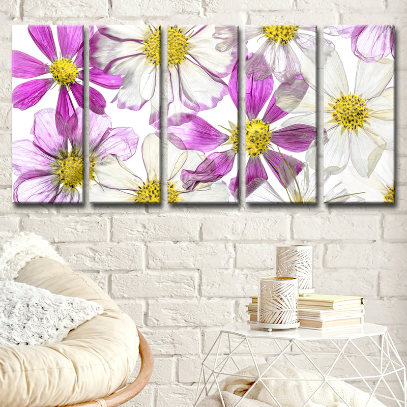 Keeping Summer' 5 Piece Wrapped Canvas Wall Art Set