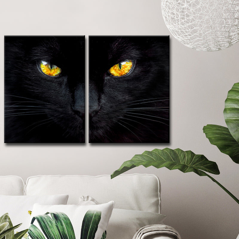 The Hypnotist of the Night' 2 Piece Wrapped Canvas Wall Art Set