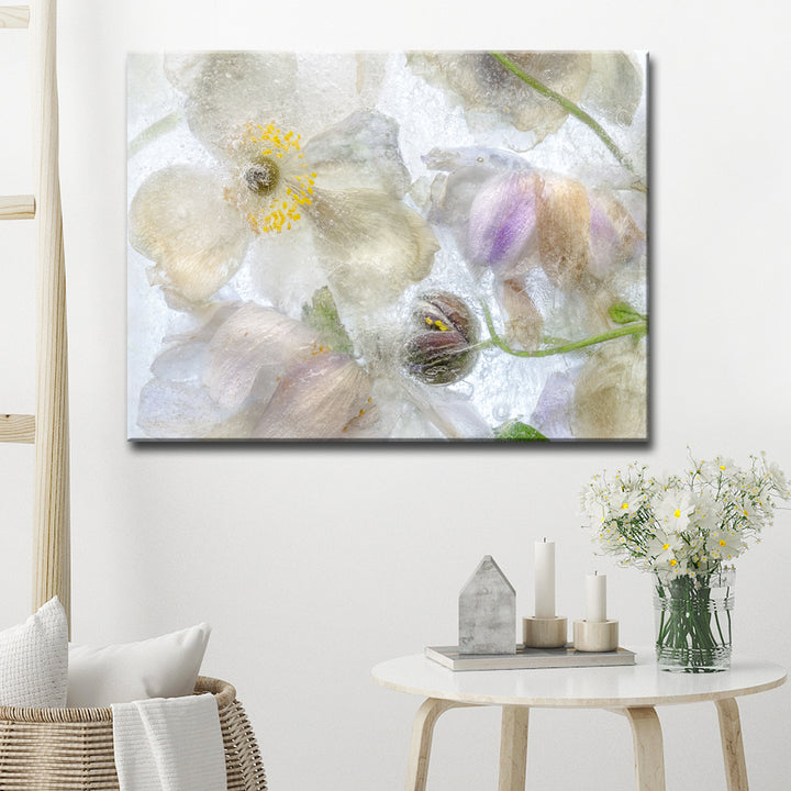 Anemone Frost' Wrapped Canvas Wall Art