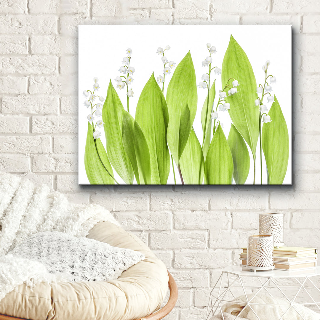 Lilly of the Valley' Wrapped Canvas Wall Art