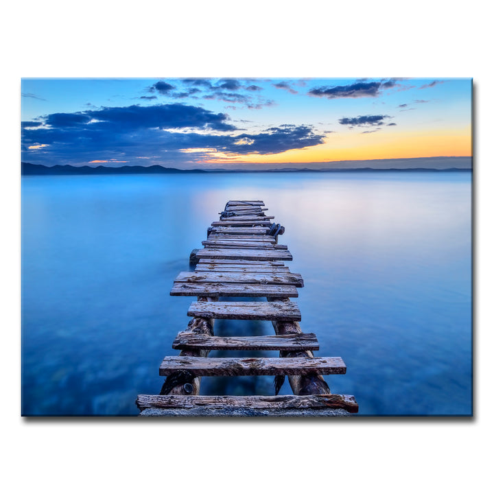 Pier' Wrapped Canvas Wall Art