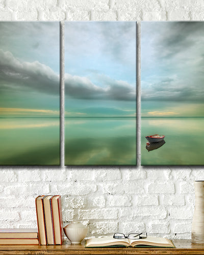 Calm' 3 Piece Wrapped Canvas Wall Art Set