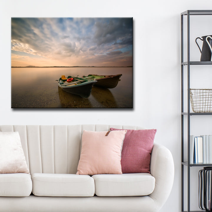 Boats' Wrapped Canvas Wall Art