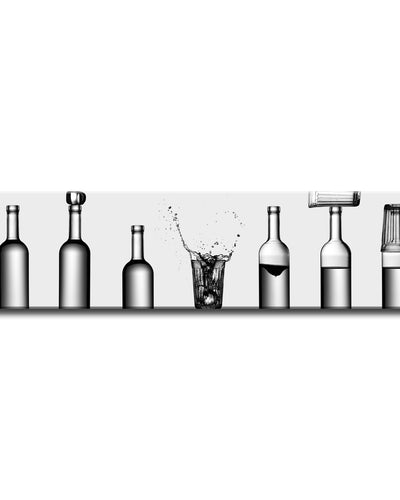 Bottle's Game' Wrapped Canvas Wall Art
