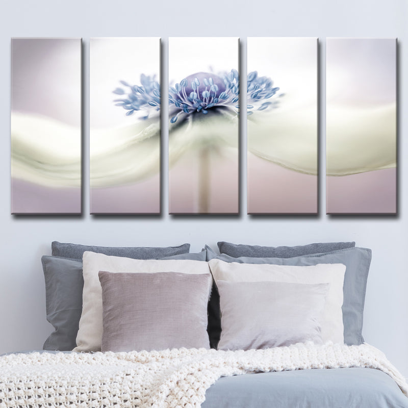 Anemone' 5 Piece Wrapped Canvas Wall Art Set