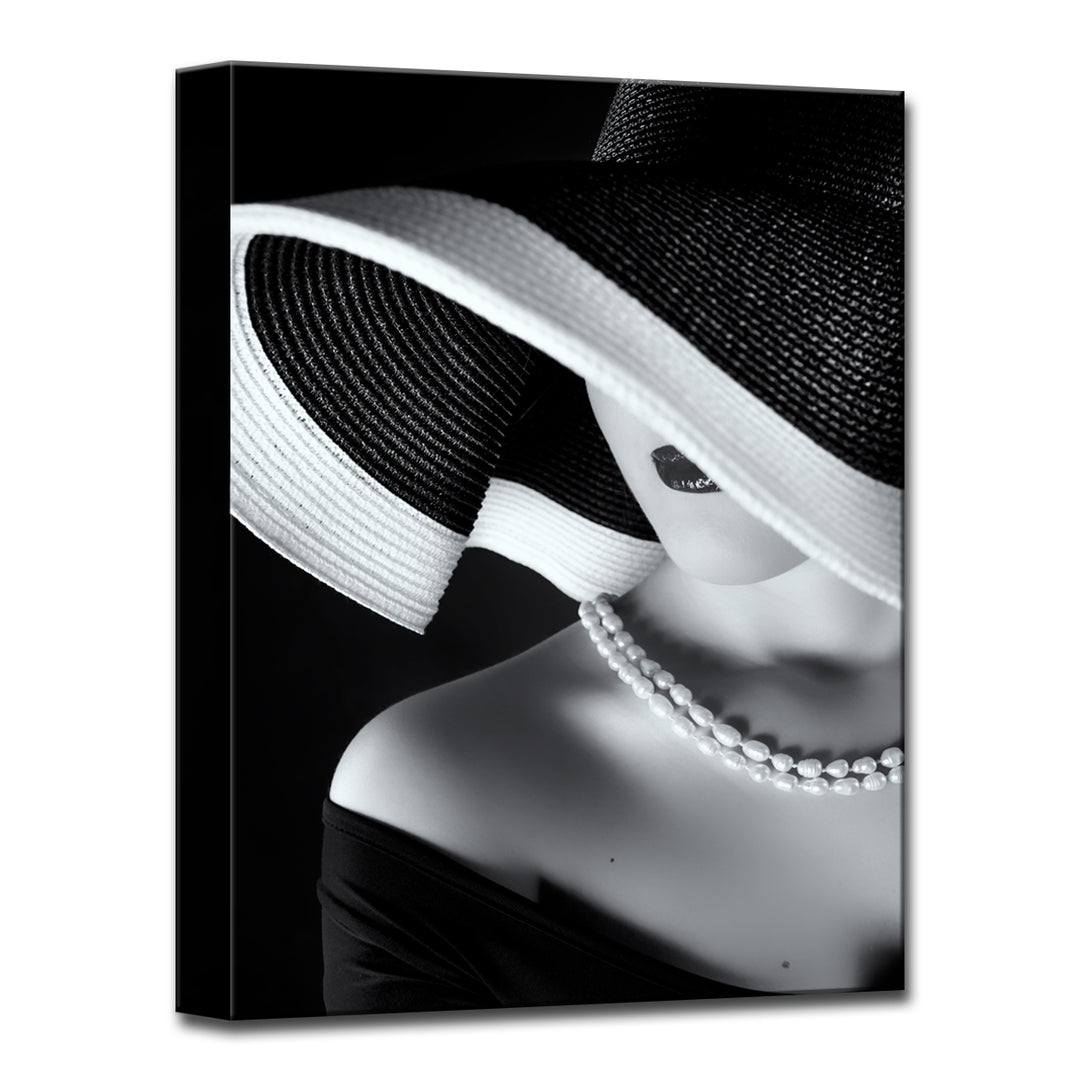La Femme au Chapeau' Wrapped Canvas Wall Art