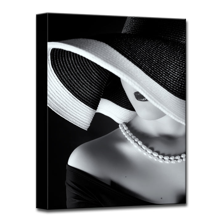La Femme au Chapeau' Wrapped Canvas Wall Art