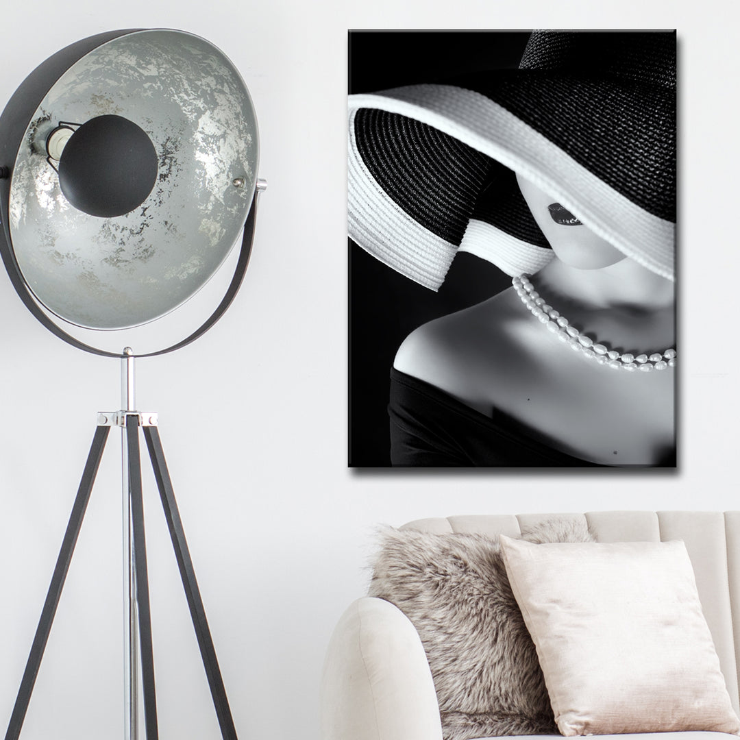 La Femme au Chapeau' Wrapped Canvas Wall Art
