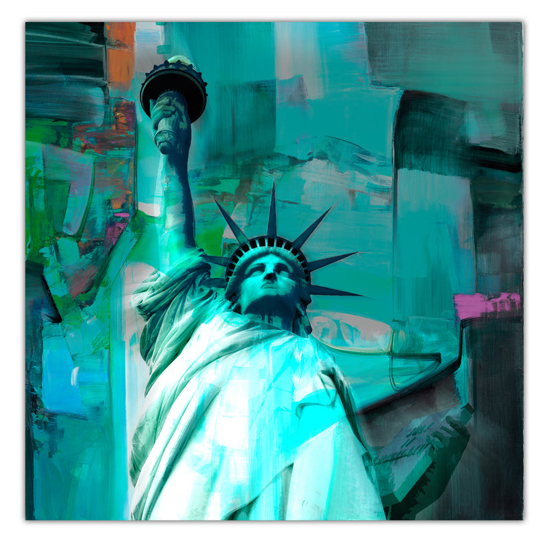 'Lady Liberty' Wrapped Canvas Wall Art