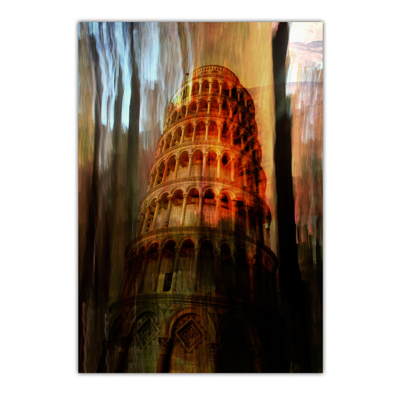 'Tower of Pisa' Wrapped Canvas Wall Art