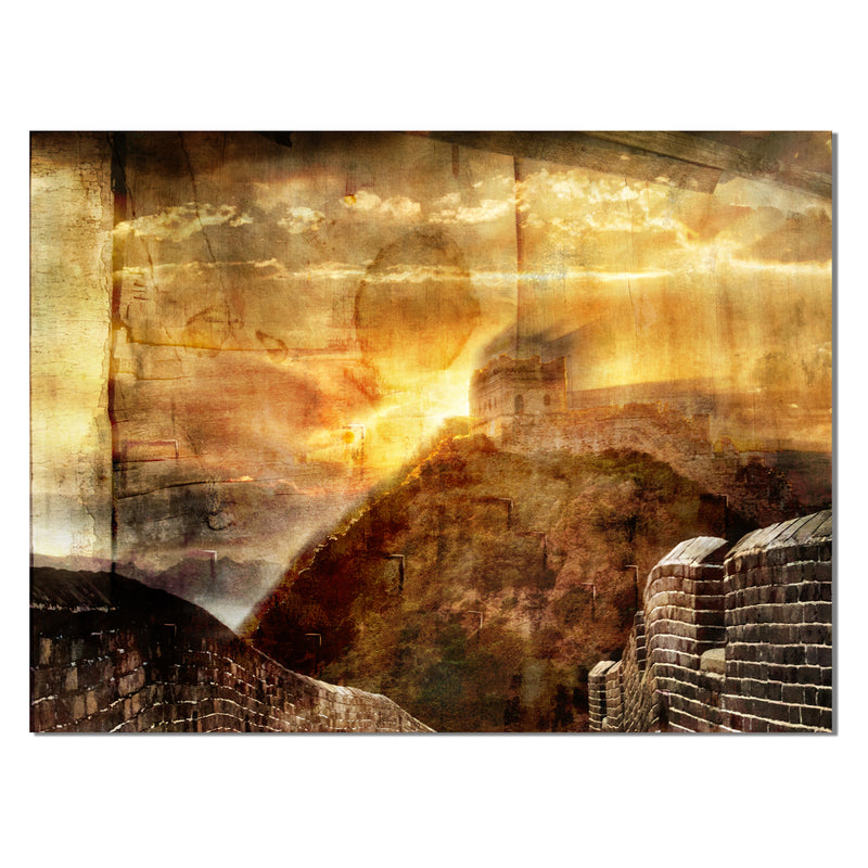 'Great Wall' Wrapped Canvas Wall Art