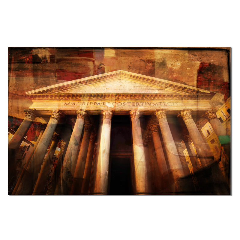 'Pantheon' Wrapped Canvas Wall Art