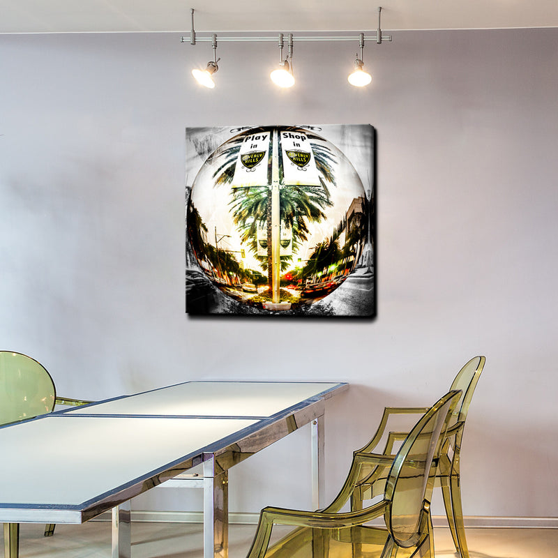 Play.Shop.Dine.Live' Wrapped Canvas Wall Art