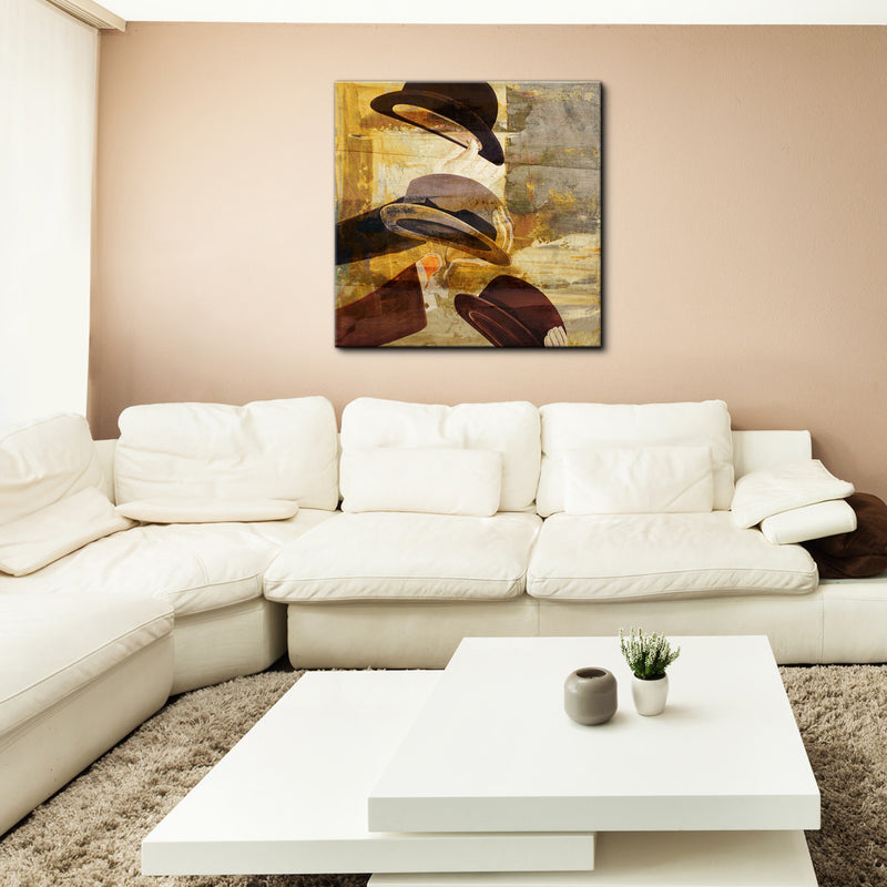 Hats' Wrapped Canvas Wall Art