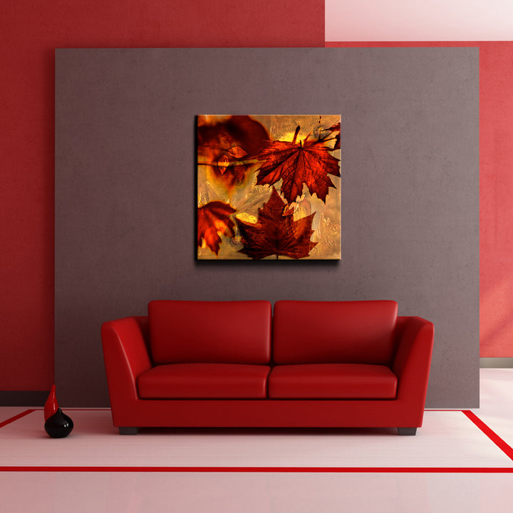 Fall Flowers' Wrapped Canvas Wall Art