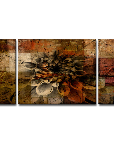 Daisy' Abstract Wrapped Canvas Wall Art
