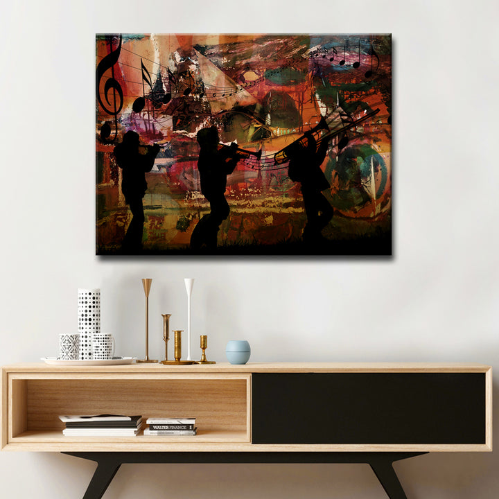 Jazz Trio' Wrapped Canvas Wall Art