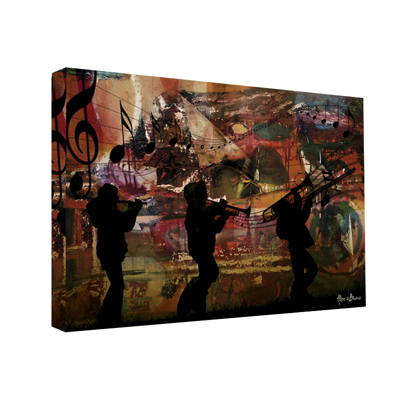 Jazz Trio' Wrapped Canvas Wall Art
